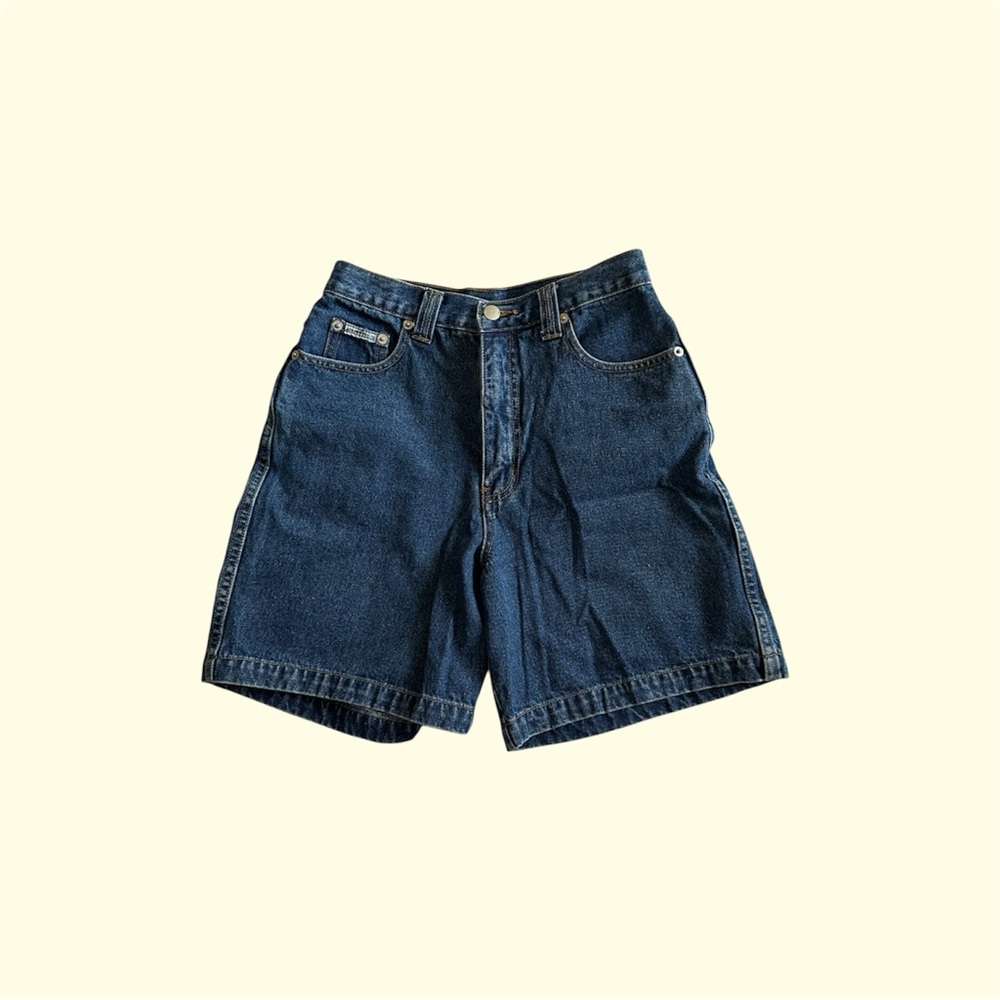 High Waisted Dad Shorts (denim)